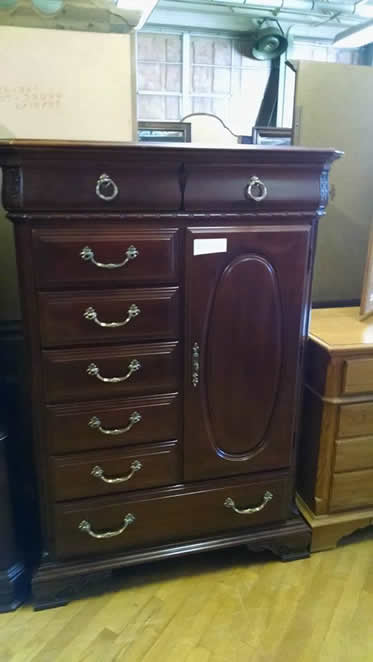 Sumter Cherry Linen Cabinet 